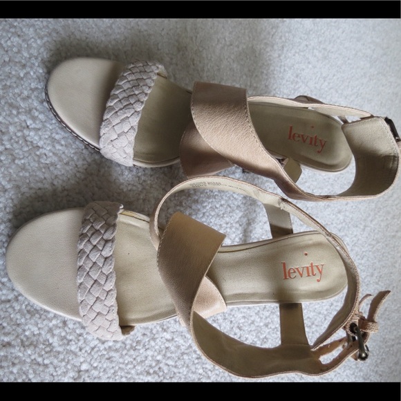 Levity Cream High Heeled Sandal - Picture 6 of 6